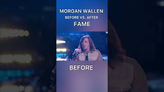 Morgan Wallen before vs after fame morganwallen countrymusic shorts [upl. by Linda]