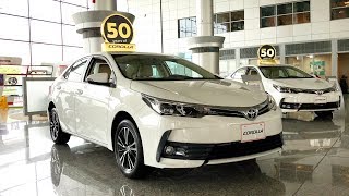 2017 Toyota Corolla Facelift Startup Exhaust Interior Exterior Complete Review [upl. by Nylahsoj]