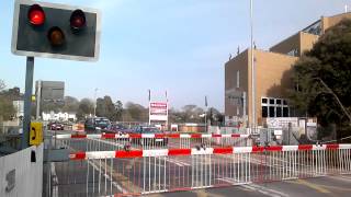 Lymington Level Crossing 29032014 [upl. by Sollars]