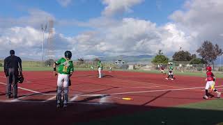 12u Chases 300ft bomb vs Napa Jr Storm [upl. by Sutit]