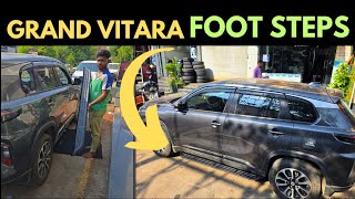 NEXA GRAND VITARA MTEK MATRIX SIDE FOOT STEPS INSTALLATION 🔥 62687 77684 [upl. by Oilalue]