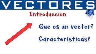 Vectores Introducción  Qué es un vector y sus características [upl. by Jeu]