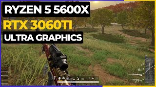 RYZEN 5 5600X  RTX 3060 Ti  PUBG  All Settings 1080p [upl. by Notsgnik]