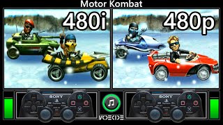 Mortal Kombat Armageddon  Motor Kombat PlayStation 2 vs PlayStation 2 Comparison [upl. by Connelley213]