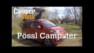 Pössl Campster 2017 im Test von CamperVans [upl. by Stew]