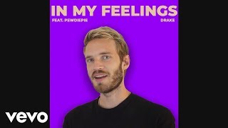 PewDiePie Sings In My Feelings quotKiki Do You Love Me” [upl. by Ynnep]