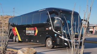 Guadiana Express charter bus spotted in Arizona on the way to Las Vegas NV [upl. by Padraic]