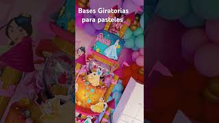 Como hacer Bases Giratorias para pasteles [upl. by Eimac659]