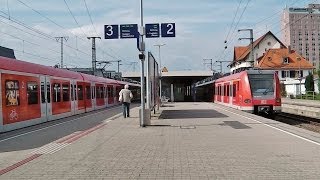 Vaihingen  Stuttgarter SBahn  Stadtbahn UBahn  Regionalzug [upl. by Zanze]