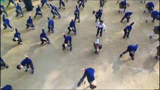 warmup exercises in the morning assembly [upl. by Elledoj]