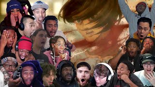 GABI TAKES ERENS HEAD  ATTACK ON TITAN SEASON 4 PART 2 EPISODE 19 ULTIMATE RACTION COMPILATION [upl. by Acirrehs]