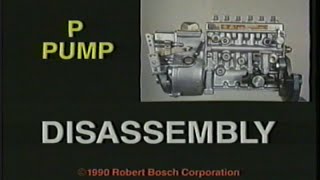 BOSCH PPump Disassembly [upl. by Petr400]