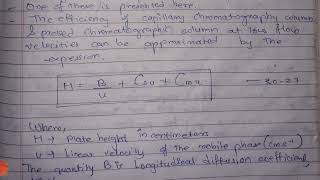 Theory of Band Broadening An introduction to Analytical separation Skoogs [upl. by Icram]