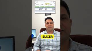 Slicer is an amazing feature to filter data in excel excelshorts ytshorts shorts [upl. by Madelaine]