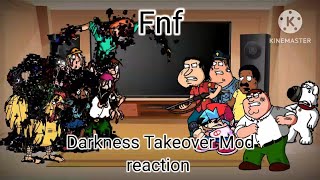 Fnf react to The Darkness Takeover Mod Gacha club [upl. by Trelu]