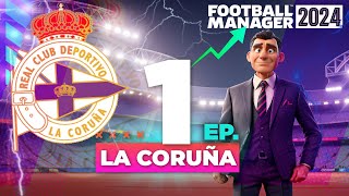 Ep 1 O início  202324  Deportivo de La Coruña  FM24  Football Manager 2024 [upl. by Everara181]