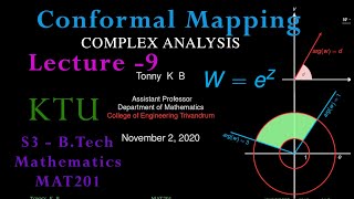 Conformal Mapping  wez  Lecture09 [upl. by Nyrrek]