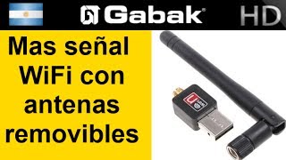 Tene mas potencia WIFI con antenas detachables conexiones inalambricas quotwirelessquot [upl. by Burne611]