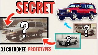 5 XJ CHEROKEE PROTOTYPES YOU NEVER KNEW ABOUT 🤯  AMC Proposals amp Secret Concept Ideas [upl. by Milks796]