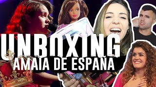 UNBOXING AMAIA DE ESPAÑA  Andrea Compton ft errebeene [upl. by Ellenaej]