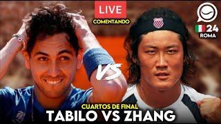 🔴 ALEJANDRO TABILO  ZHIZHEN ZHANG CF ATP ROMA  COMENTANDO EN DIRECTO [upl. by Aihpled]