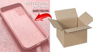 how to make phone cover at home  mobile phone cover making at home  make phone cover use cardboard [upl. by Bugbee]