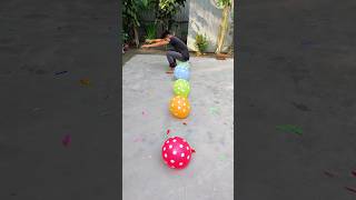 balloon popping challenge 19shorts balloon balloonpop [upl. by Iknarf917]