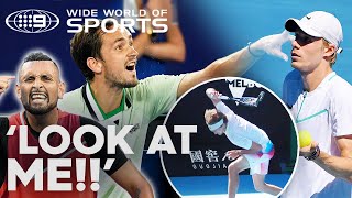 WILDEST tennis tantrums  2022 Australian Open  Wide World of Sports [upl. by Engelbert]