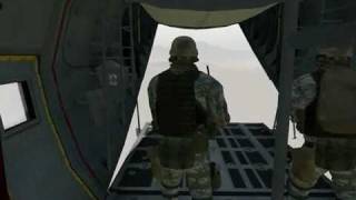 ARMA 2  REALISTIC PARADROP [upl. by Initirb942]