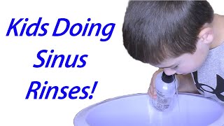 Pediatric Nasal Rinse  How a Sinus Rinse is Performed in Kids [upl. by Yasmar11]