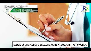 Slums Score Assessing Alzheimers And Cognitive Function [upl. by Fernald68]