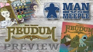 Feudum Odd Bird Preview by Man Vs Meeple [upl. by Baten]