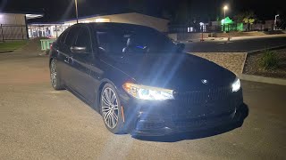 BMW 530e G30 POV Night Drive amp Adaptive LED Start Up [upl. by Pinchas817]