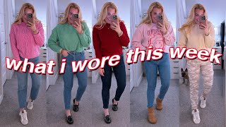 Preppy Winter Outfits Of The Week what I wore this week⛄🧸🎀 VLOGMAS Day 8 [upl. by Ttenneb342]