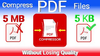 How To Compress PDF File Size  Compress PDF  Compress PDF File Size  PDF Compressor [upl. by Garlinda34]