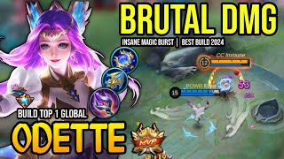 ODETTE BEST BUILD 2024  BUILD TOP ODETTE GAMEPLAY  MOBILE LEGENDS✓ [upl. by Audrey1]