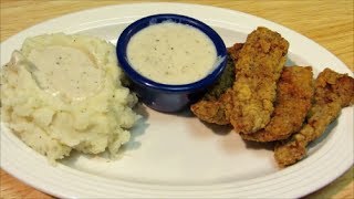 Chicken Fried Steak Recipe  Steak Fingers [upl. by Sherwynd926]