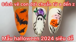 Cách vẽ design con dơi halloween chuẩn từ a đến z [upl. by Jabon725]