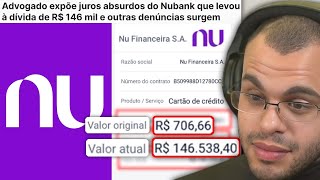 JUROS DO CARTÃO DO NUBANK É CONSIDERADO CRIME E VIRA CASO DE JUSTIÇA [upl. by Dnalram284]