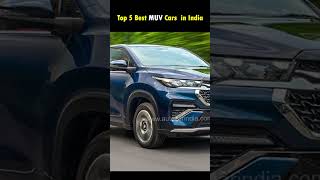 Top 5 Best MUV Cars in India 2023 [upl. by Charlena]