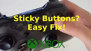 Sticky Controller Button Easy Fix Sticking Y Button XBox Controller [upl. by Tripp989]