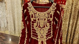 Pakistani Designer Bridal Walima Dresses 2022 Bridal Engagement Maxi Collection Pakistani Wedding [upl. by Eudo]