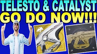 HOW TO GET TELESTO amp HOW TO GET TELESTO CATALYSTEasy 1 Min Guide Destiny 2 [upl. by Ladnor956]