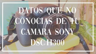 6 Detalles de tu cámara Sony DSCH300 que debes conocer [upl. by Camala]