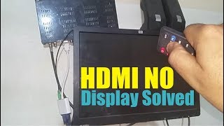 hdmi to vga no signal display fix on china dish receivers by vocal of amir [upl. by Ainosal]