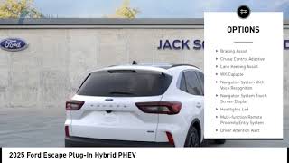 2025 Ford Escape PlugIn Hybrid SS149 [upl. by Edelstein]