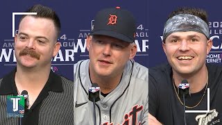 AJ Hinch Tarik Skubal amp Jake Rogers REACT to the Detroit Tigers BIG WIN against the Houston Astros [upl. by Lamar]