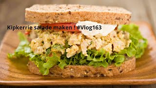 Kip kerrie salade maken   Vlog163 [upl. by Rora]