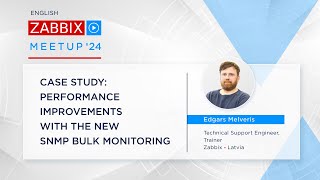 Zabbix Meetup online February 2024 Case study Performance improvements with SNMP bulk monitoring [upl. by Yojal]