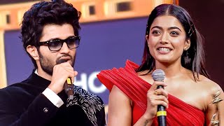 The most happening Vijay Deverakonda and Rashmika Mandanna captivate with their loving speeches [upl. by Eiramnaej]